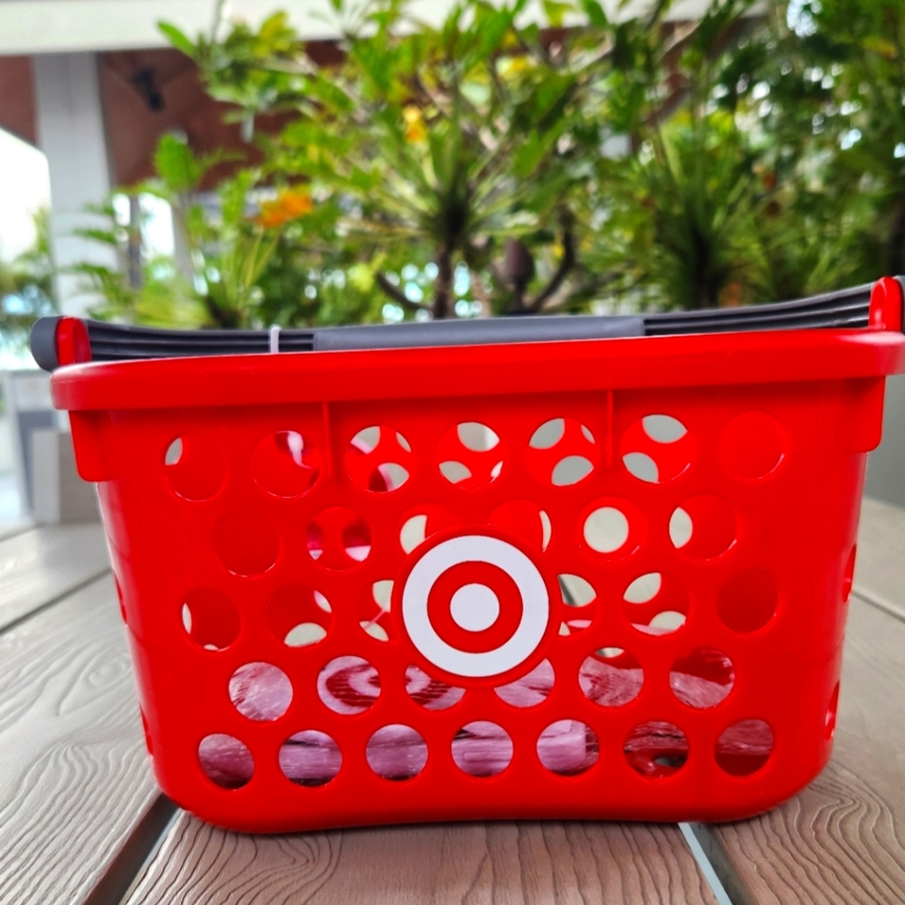 RED TARGET Toy Shopping Basket NWT